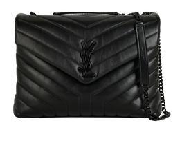Medium LouLou, Leather, Black, GAB 5749, DB, 3*